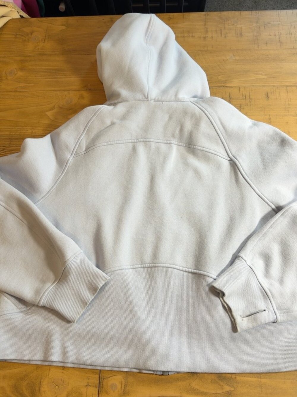 Lululemon Scuba Oversized Half Zip Hoodie Pastel Blue XL/XXL